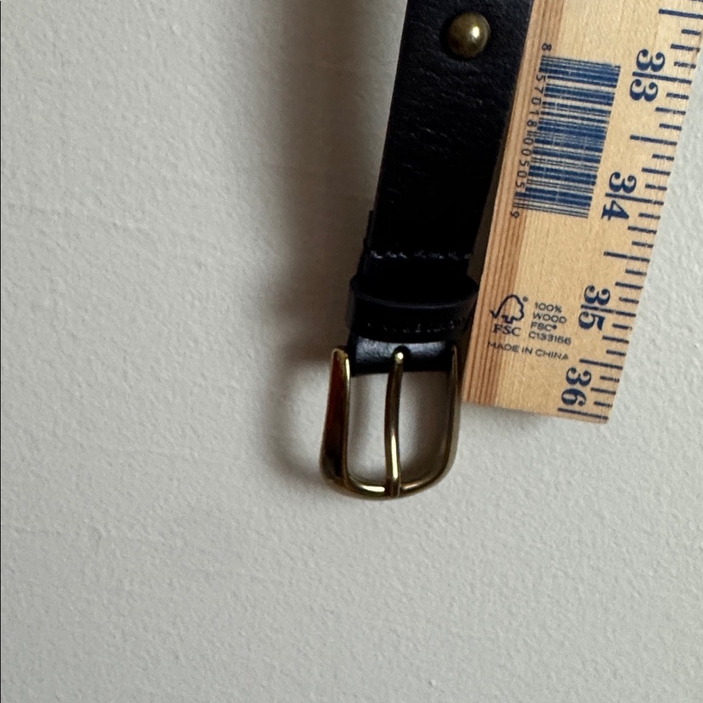 Lucky Brand Black and Gold Studded Belt, Medium. SAME DAY SHIPPING! - Picture 6 of 6